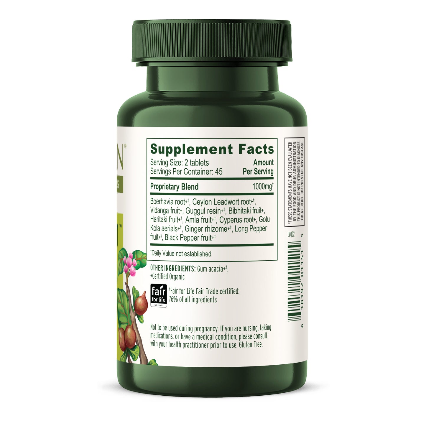 Trim Support Tablets Supplement Facts