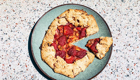 Soul-Satisfying Strawberry Rhubarb Galette Recipe