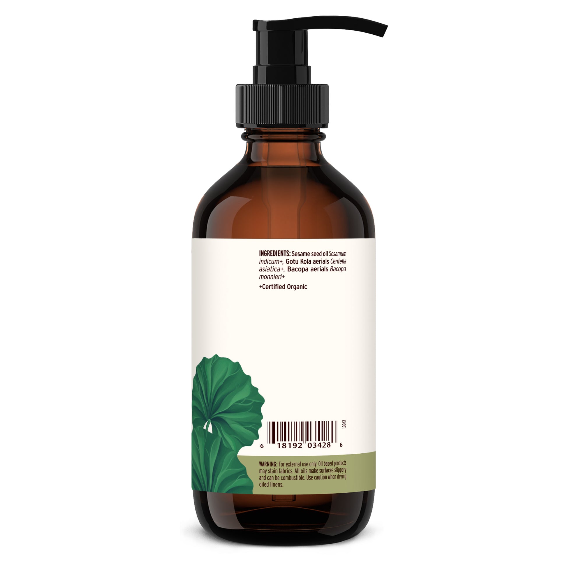 brahmi plant seeds online Banyan Botanicals Brahmi Oil with Sesame – Organic Ayurvedic Massage Oil with Gotu Kola and Bacopa – Calming Massage Oil for Focus & Relaxation –