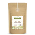 1/2 lb: CCF tea in kraft pouch on white background
