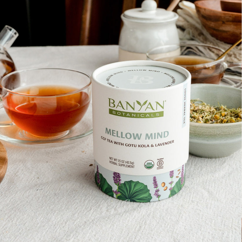 Mello Tea Mellow Mind Tea - CCF tea with Gotu Kola & Chamomile Tea – Banyan ...