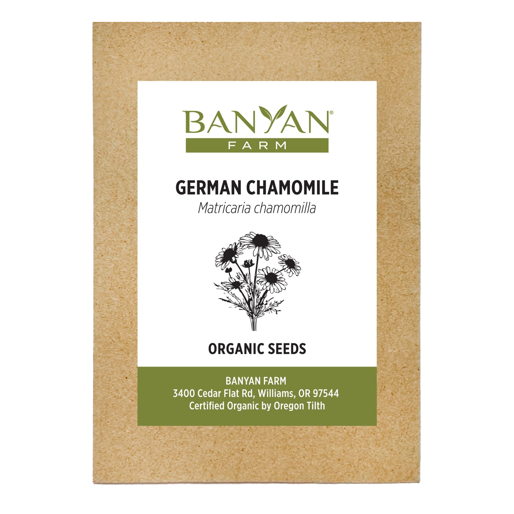 Chamomile Seed Packet