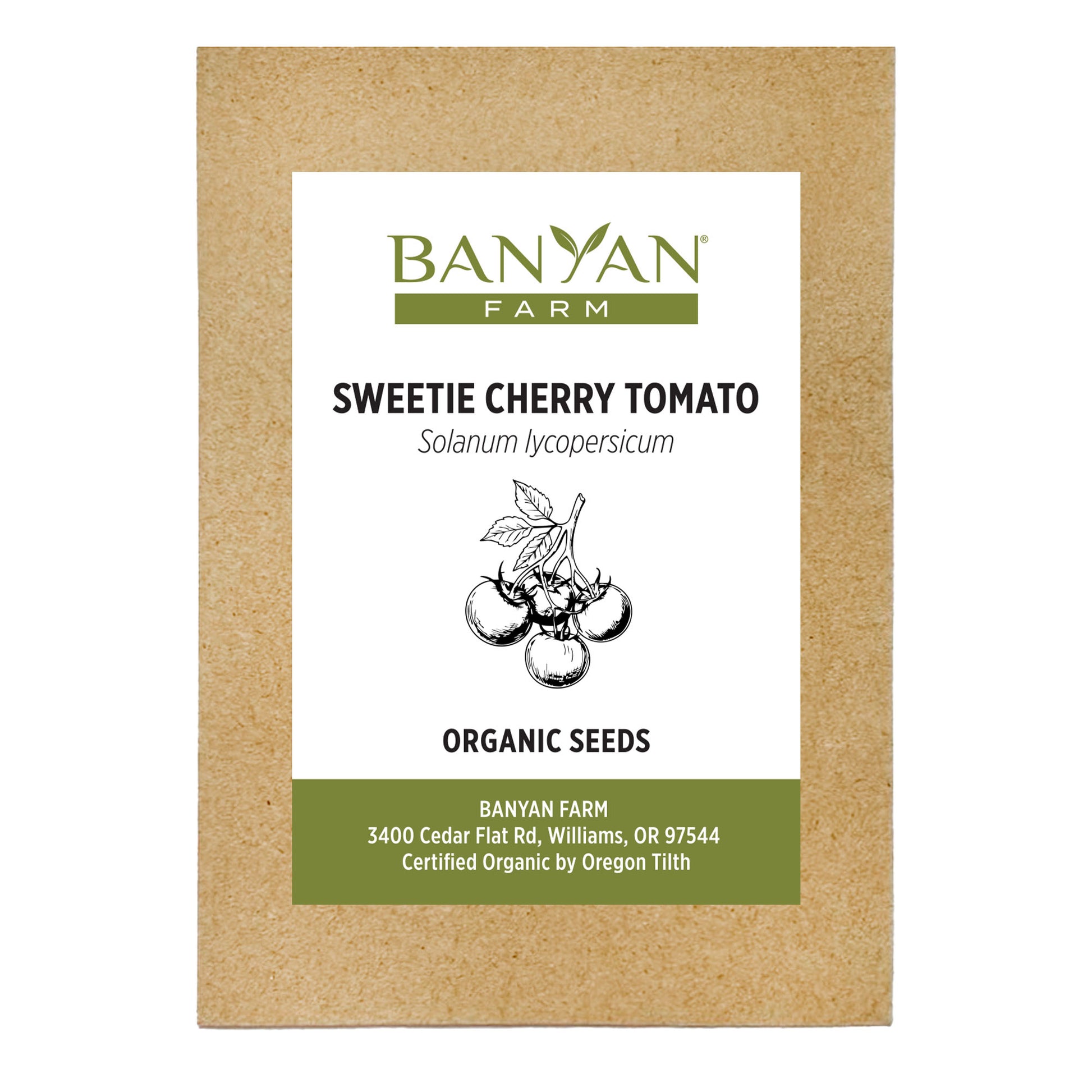 Cherry Tomato Seed Packet