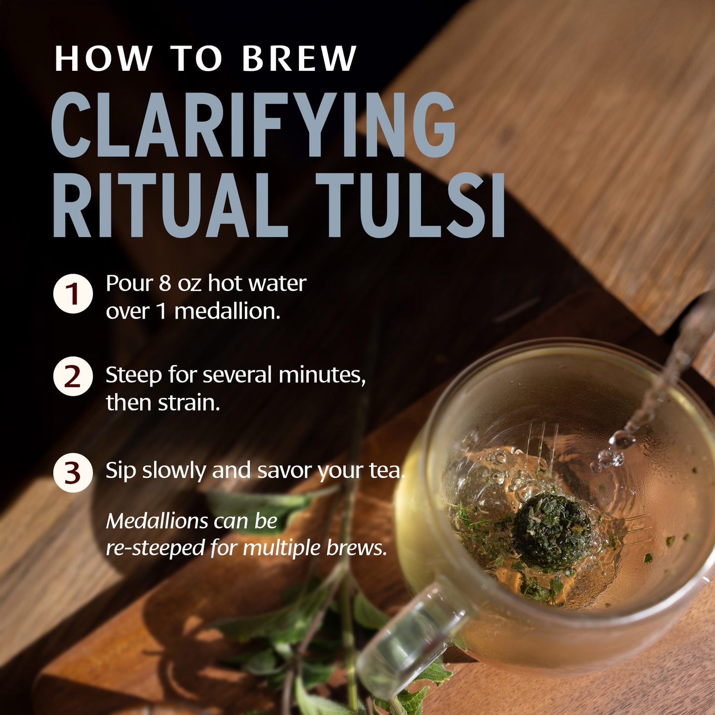 Clarifying Ritual Tulsi How to Brew