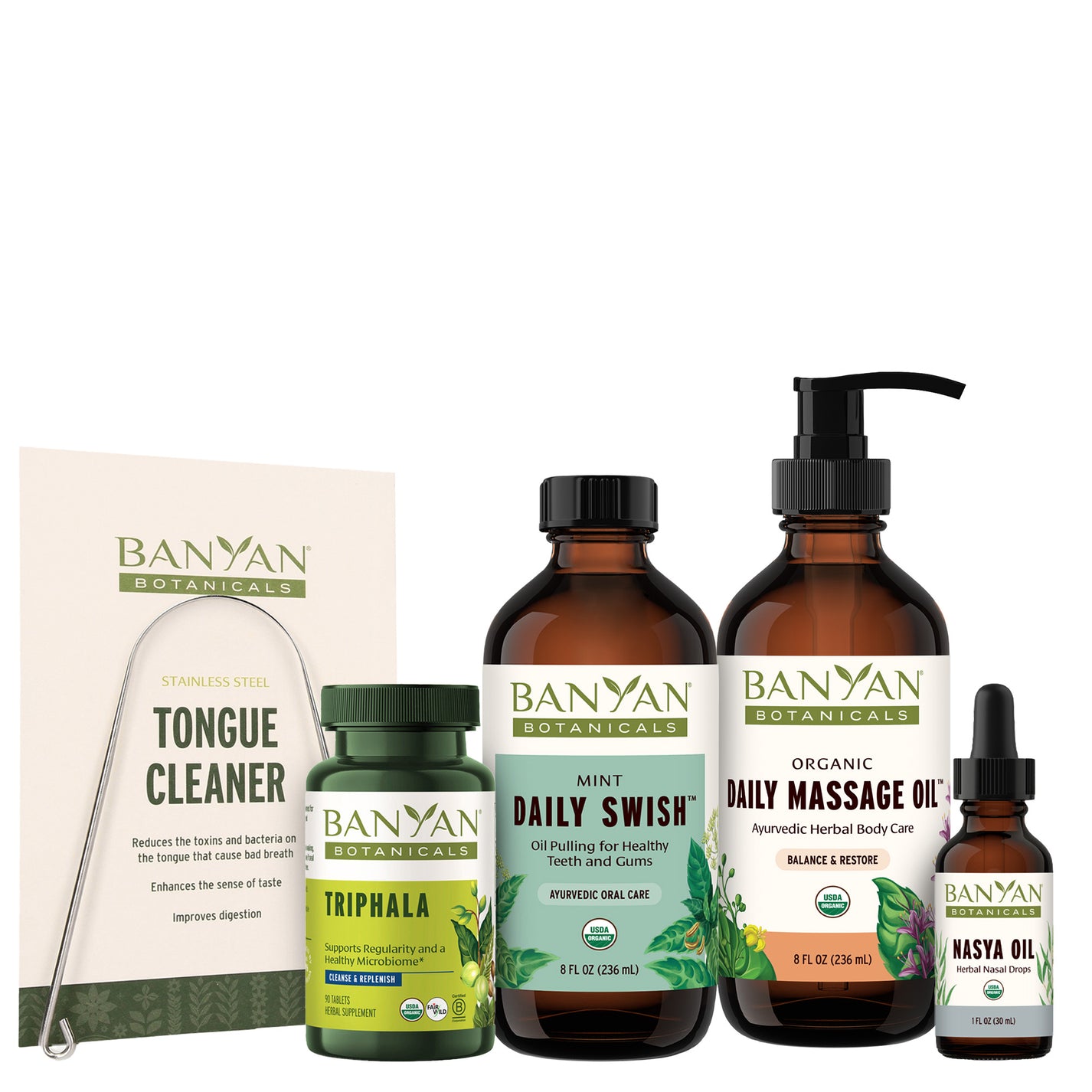 Daily Routine Bundle Ayurvedic Essentials Banyan Botanicals