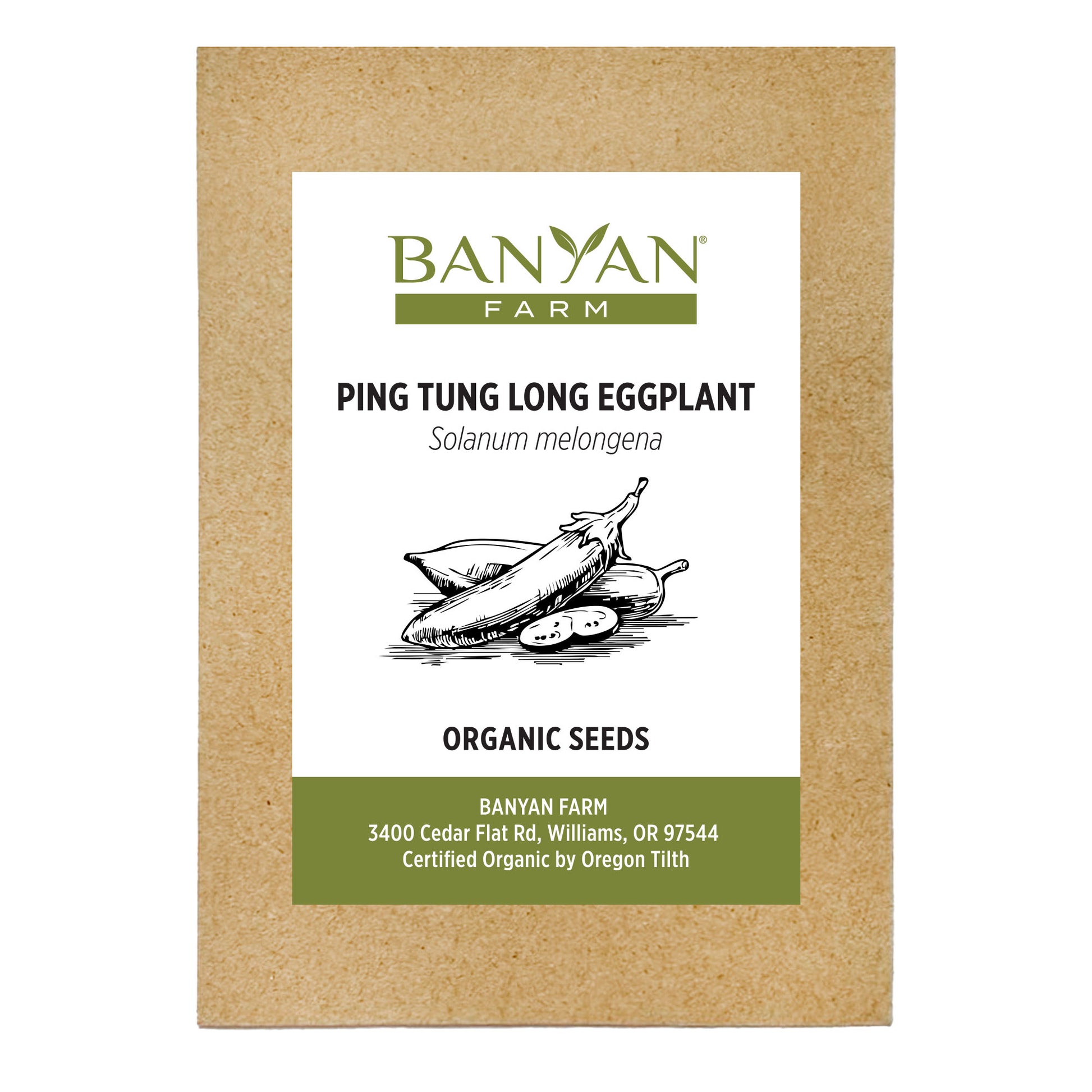 Eggplant Seed Packet