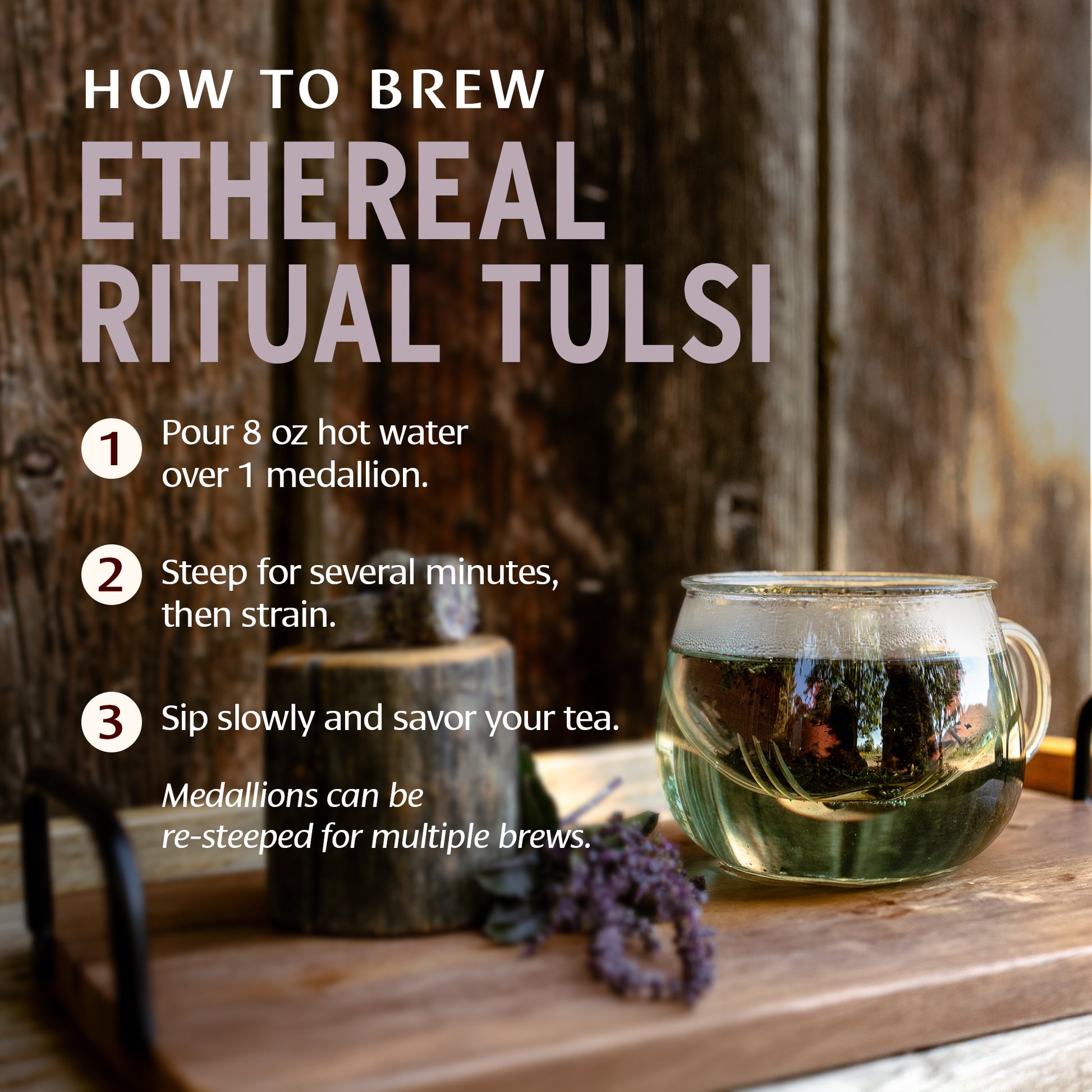 Ethereal Ritual Tulsi How to Brew