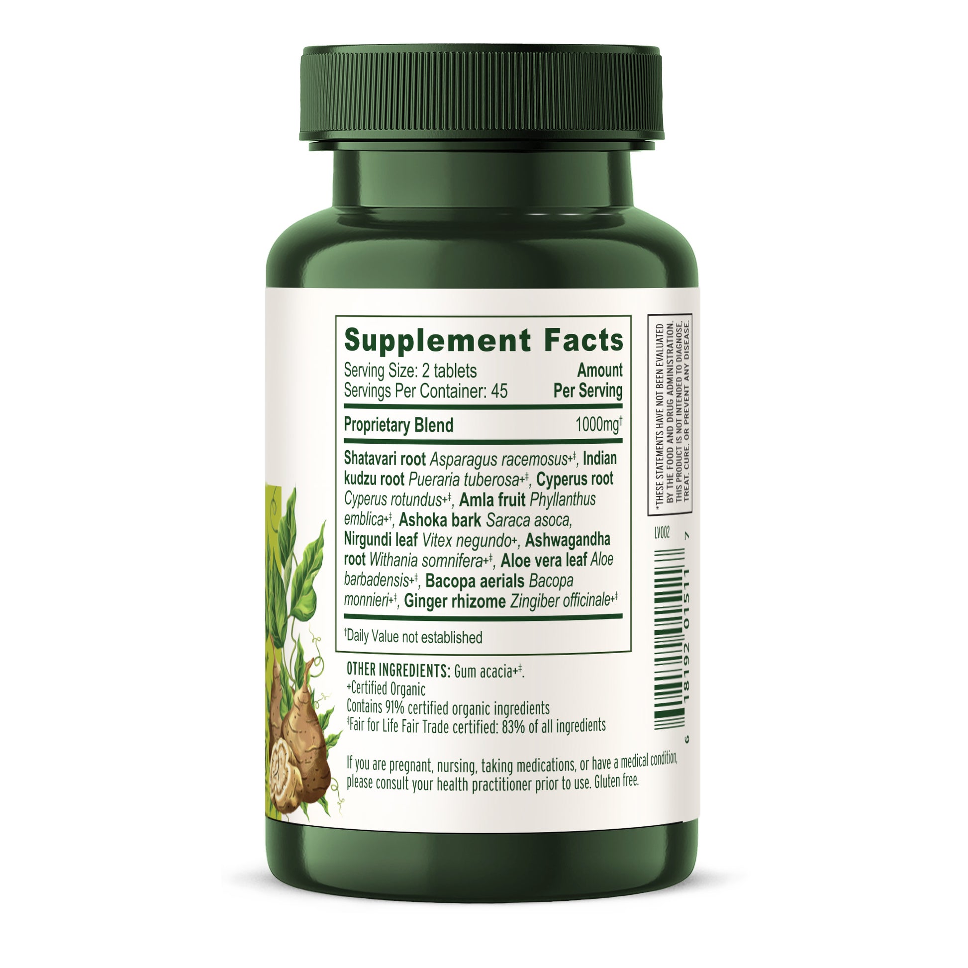 90 Count: Fertility Balance Supplement Facts