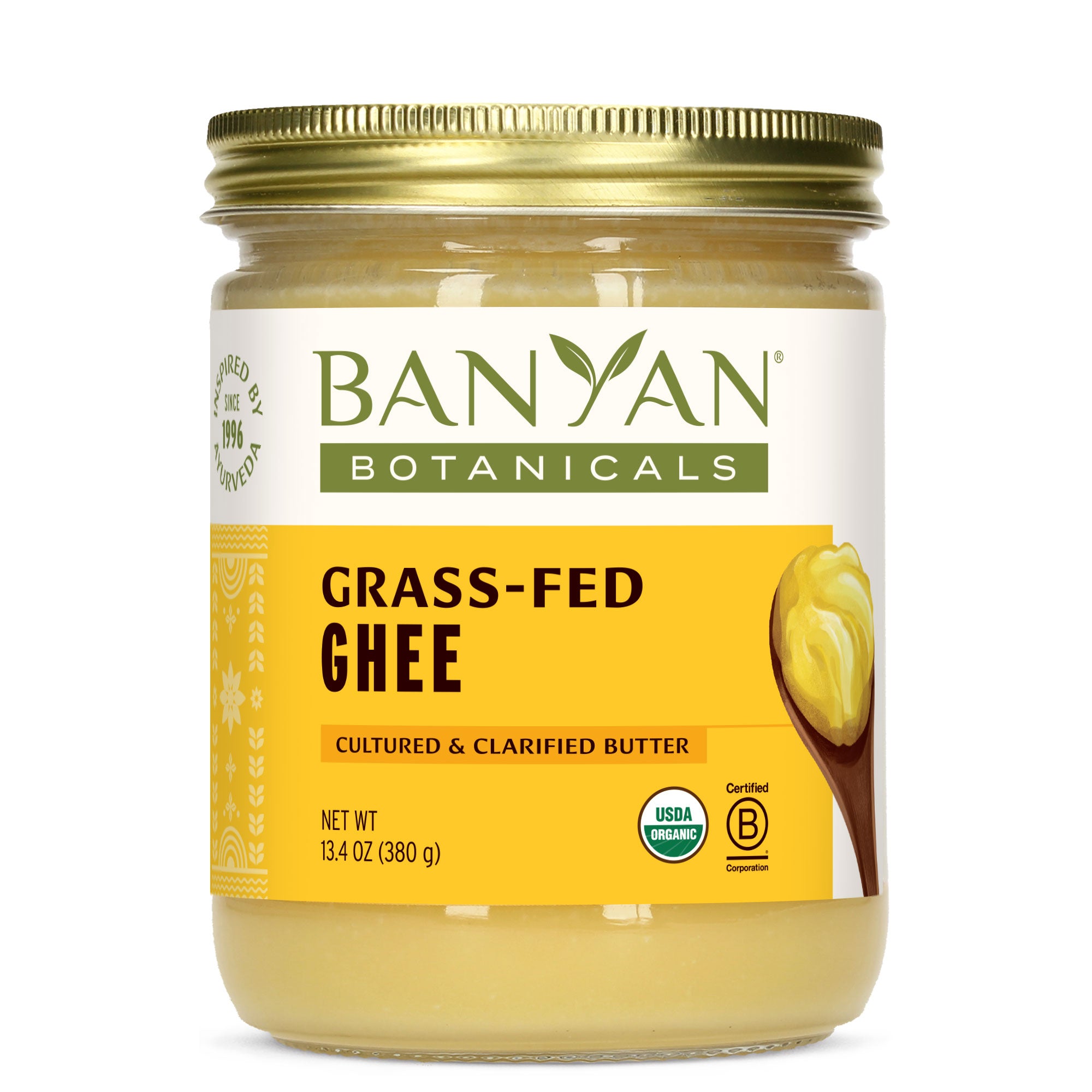 Grass fed ghee - clarified organic ghee butter