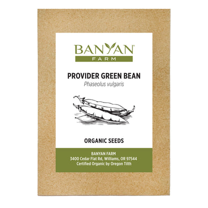 Green Bean Seed Packet