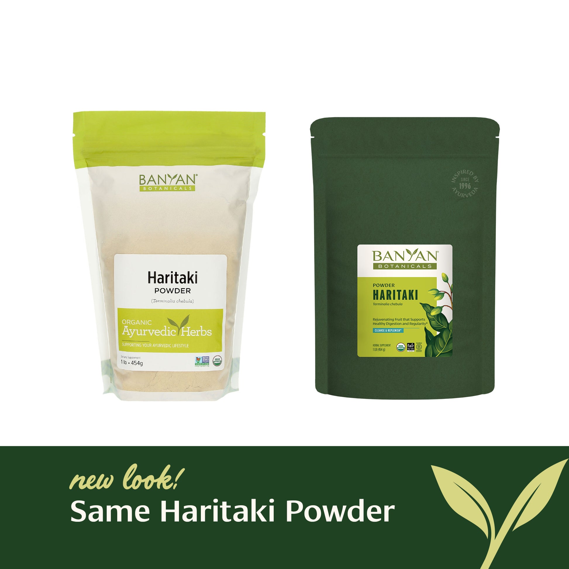 1 lb: New look! Same Haritaki powder! 