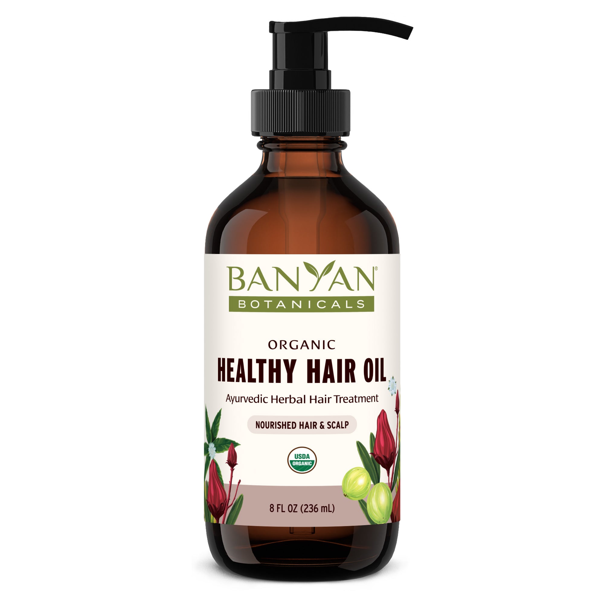 Ayurvedic hair oil with bhringaraj and amla - Healthy Hair Oil