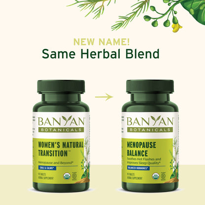 New Name! Formerly Women's Natural Transition