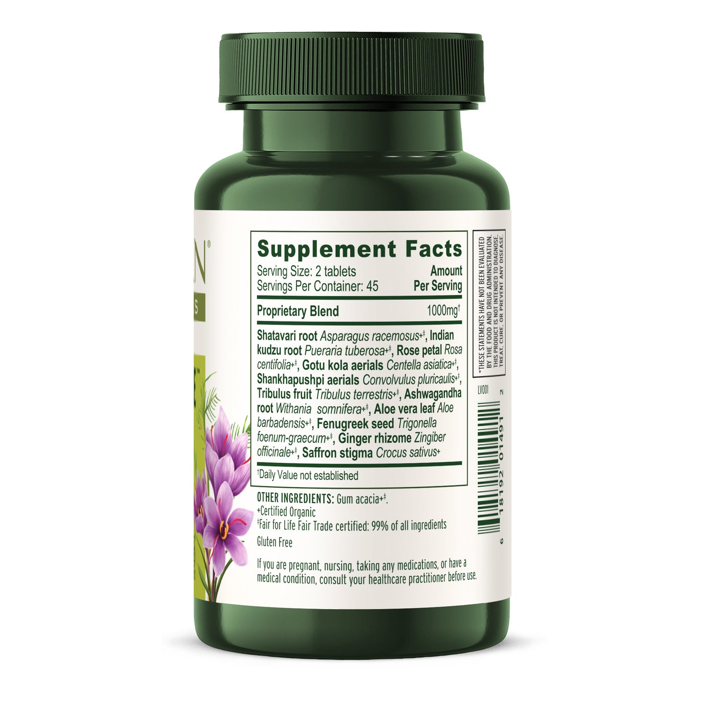 Peak Desire for Her Supplement Facts