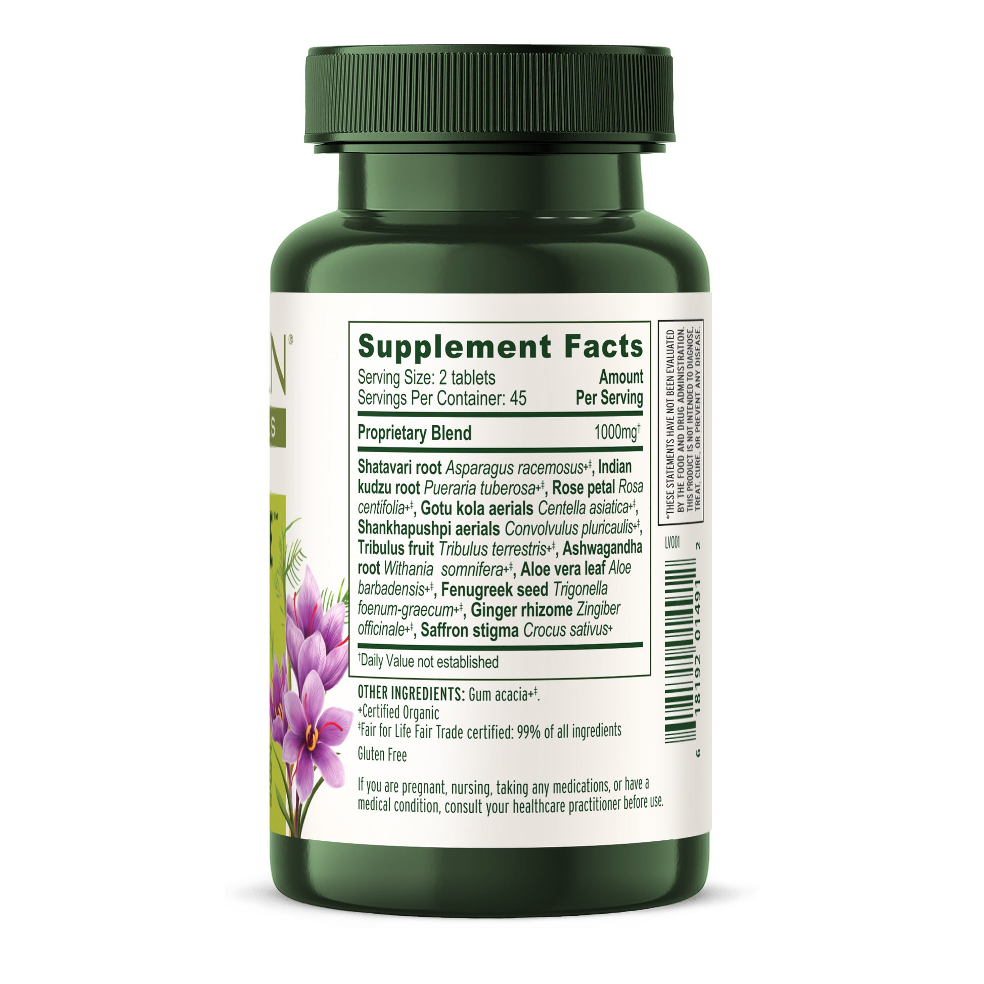 Peak Desire for Her Supplement Facts