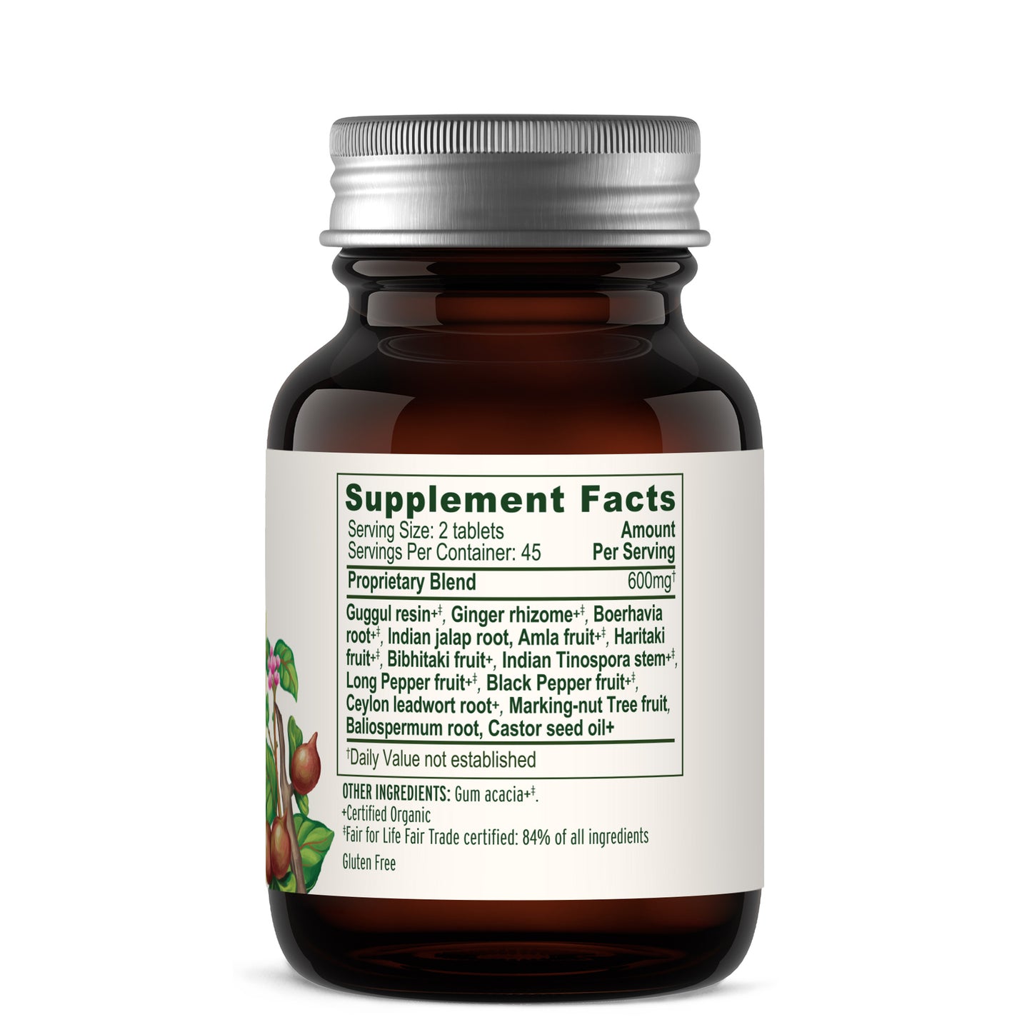 Punarnavadi Guggulu Tablets - Supplement Facts