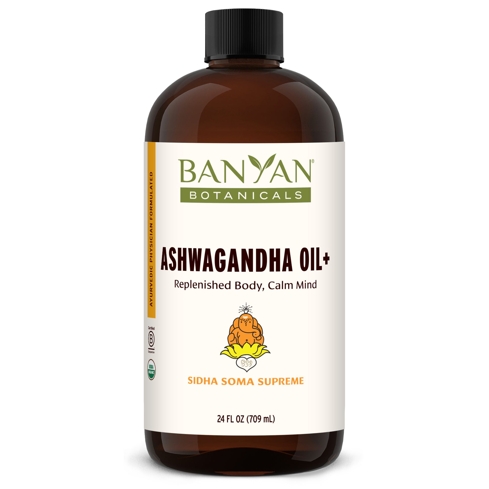 24 fl oz: Ashwagandha Oil Sidha Soma Supreme