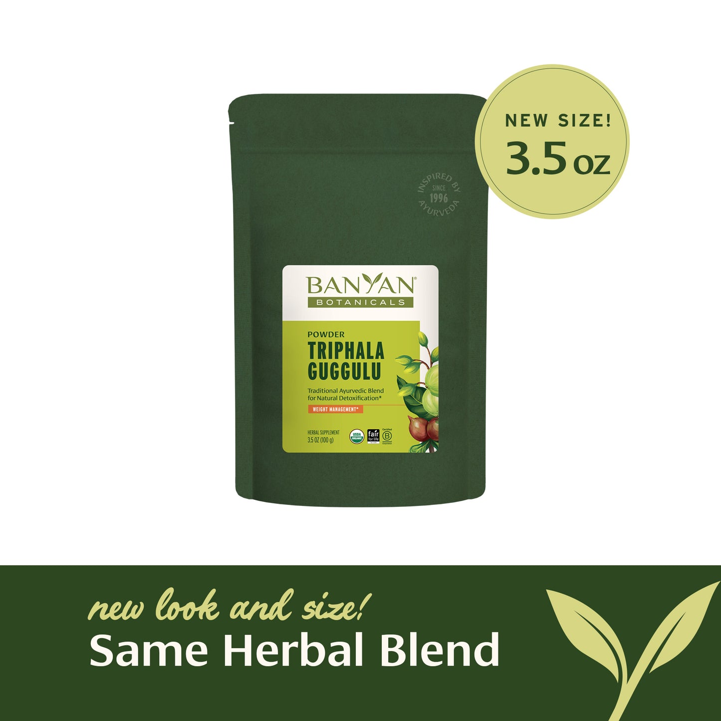 New size—3.5oz—Same herbal blend
