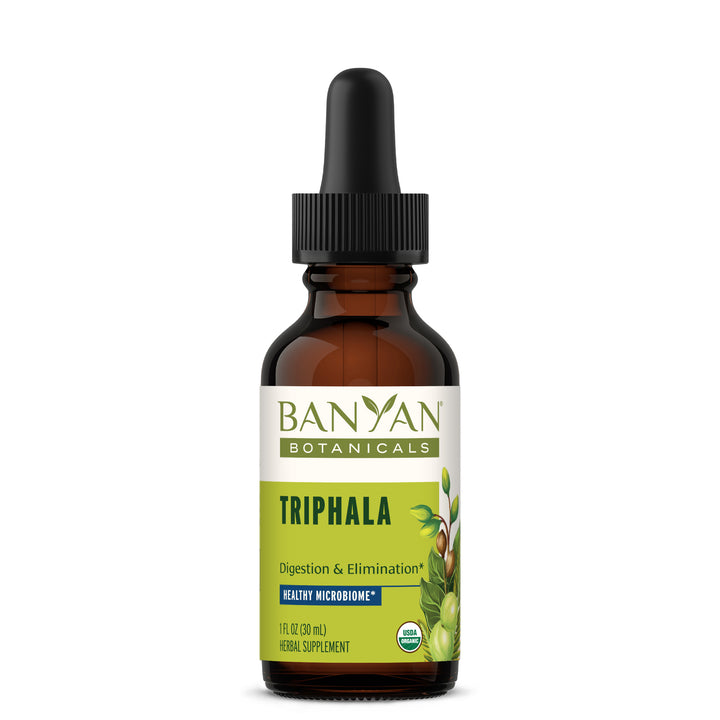 Triphala Liquid Extract Front Bottle Label