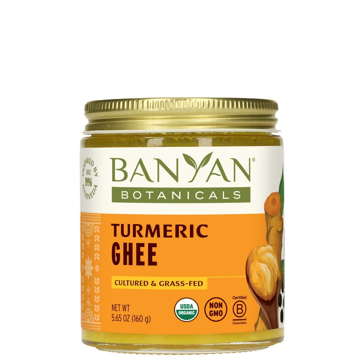 Turmeric ghee - organic grass-fed ghee butter – Banyan Botanicals