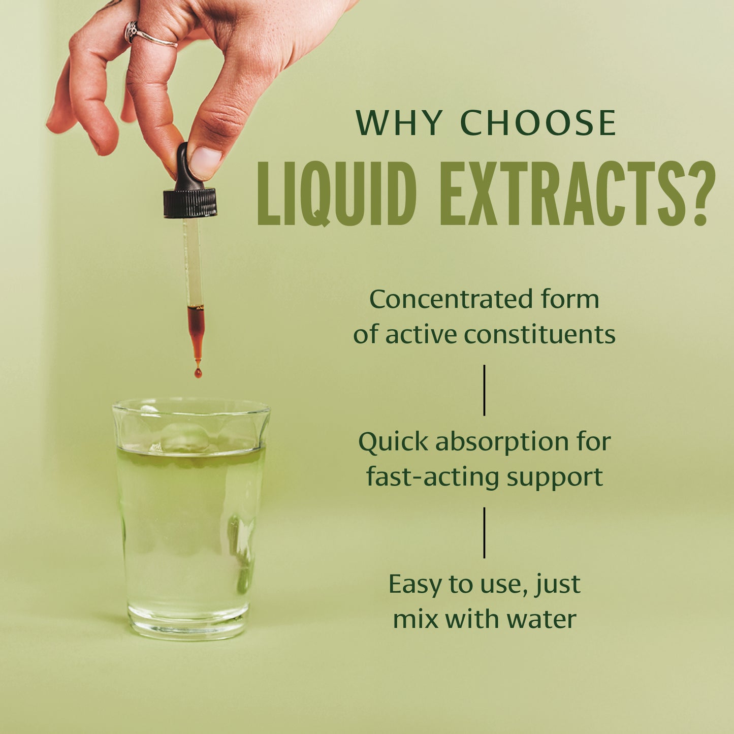 Why choose liquid extracts?